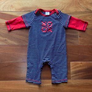 Hanna Andersson Striped Romper Unisex 6-12m (70cm)